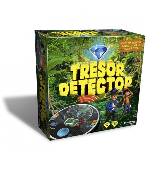 TRÉSOR DETECTOR - Jeu de société - DUJARDIN - Partez a la recherche du trésor avec votre détecteur électronique !