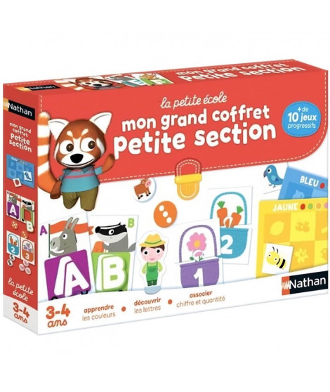 Jeu éducatif - NATHAN - La Petite Ecole - Mon Grand Coffret Petite Section