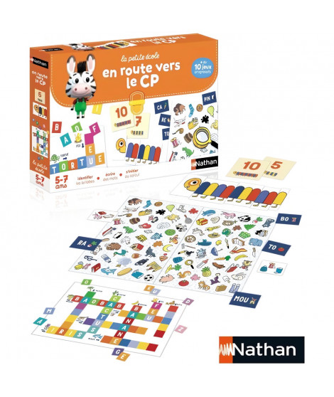 Coffret éducatif - NATHAN - La petite école - En route vers le CP ! - Jeux progressifs - Mixte