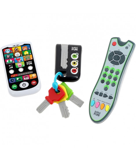 TALDEC Infini Fun - Coffret Clés Télephone Télecommande Educatifs