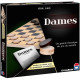 Dames jeu de plateau - Série noire - Jeu de société traditionnel - 55330 - DUJARDIN