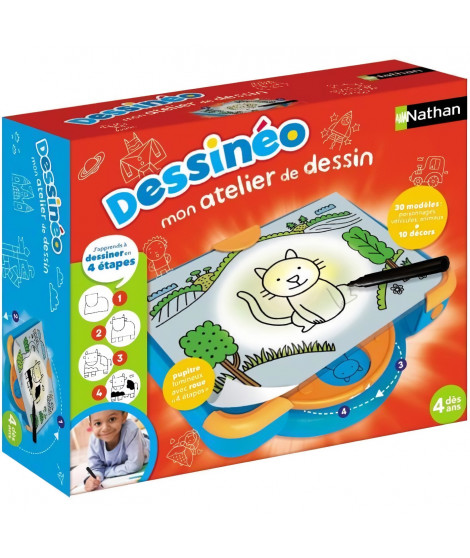 Matériel de dessin et de coloriage - NATHAN - Dessinéo Atelier de dessin 2.0