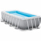 Kit Piscine hors sol tubulaire INTEX - Pris Frame - 488 x 244 x 107 cm - Rectangulaire (Bâche, tapis de sol et échelle) - 267…