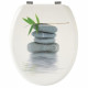 GELCO Abattant WC Galets gris