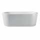 OCEANIC Baignoire ilot Islã - L.170 x I.80 x H.58 cm - En acrylique - Bonde poussoir - Blanc