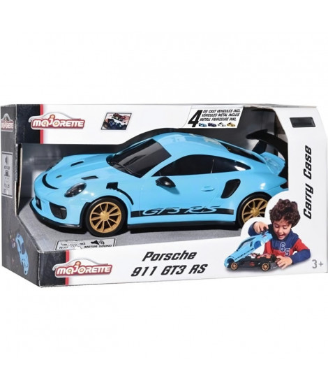 MAJORETTE Porsche Carry Case + 4 Véhicules