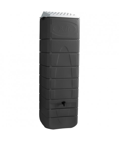 Récupérateur d'eau mural - BELLI - 650 L - Anthracite