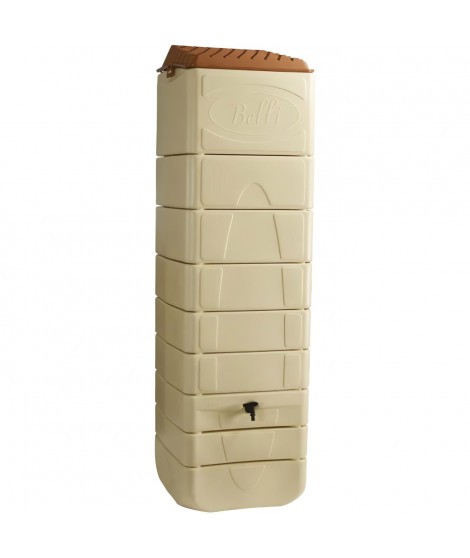 Récupérateur d'eau mural - BELLI - 650 L - Beige
