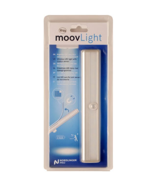 Réglette LED avec Détecteur de Mouvement - NORDLINGER PRO - 140° - 5 m - Gris
