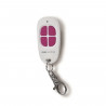 SCS SENTINEL Télécommande pour motorisation de portail 4 canaux blanc et fuchsia