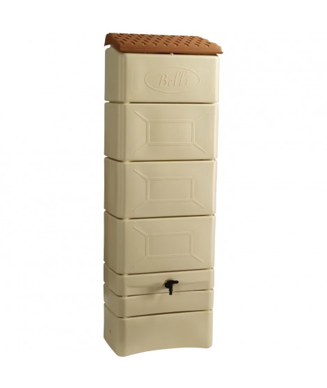 Récupérateur d'eau mural - BELLI - 300 L - Beige
