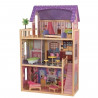 KIDKRAFT - Maison de poupées Kayla en bois + 11 pieces - Rose