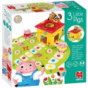 Jeu coopératif - GOULA - 3 Little Pigs - Aidez les cochons a rentrer avant le loup
