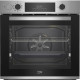 Four encastrable - Chaleur pulsée 3D - BEKO - BBIS14300XMPSE - Inox - 72 L - Porte froide GIFAM - 59,4x56,7x59,5 cm