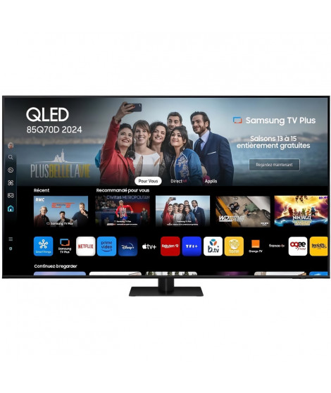 SAMSUNG 85Q70C - TV QLED 85 (216 cm) - 4K UHD 3840x2160 - 120 Hz - HDR - Smart TV - Gaming HUB - 4xHDMI - WiFi