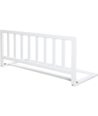 ROBA Barriere de Lit en Bois 90 cm - Protection Anti-Chute Sûre pour Bébés et Enfants - 18 mois a 5 Ans - Montage Facile - Blanc