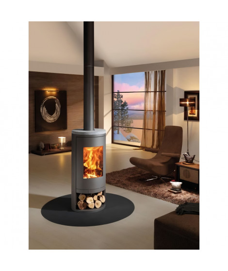 Poele a bois - PANADERO - Sydney Ecodesign - 7,4 kw - Bûches 50 cm