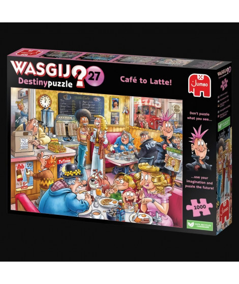 Puzzle - JUMBO - Wasgij Destiny 27 1000 pcs - Devinez le futur avec votre imagination