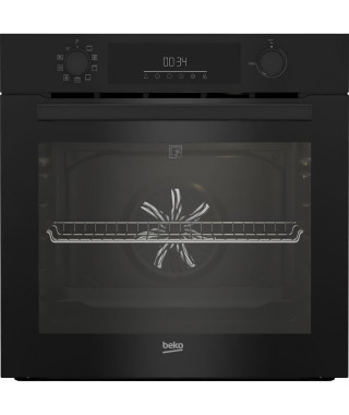 Four encastrable - Chaleur pulsée 3D - BEKO - BBIE11300BMP - Noir - 66 L - Porte froide GIFAM - 59,4x56,7x59,5 cm