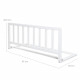 ROBA Barriere de Lit en Bois 90 cm - Protection Anti-Chute Sûre pour Bébés et Enfants - 18 mois a 5 Ans - Montage Facile - Blanc