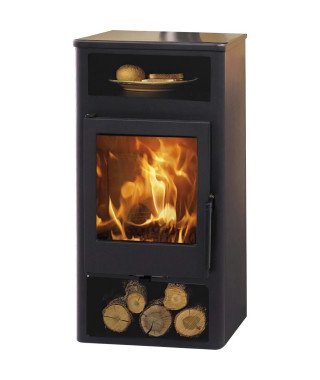 Poele a bois - PANADERO - Swan Ecodesign - 5,9 kw - Bûches 40 cm