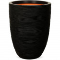 Vase élégant bas - CAPI EUROPE - RIB NL - 34 x 46 cm - Noir