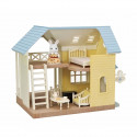 Coffret Le cottage au toit bleu - SYLVANIAN FAMILIES - 5671 - Pour Enfant de 5 ans et plus - Mobilier inclus