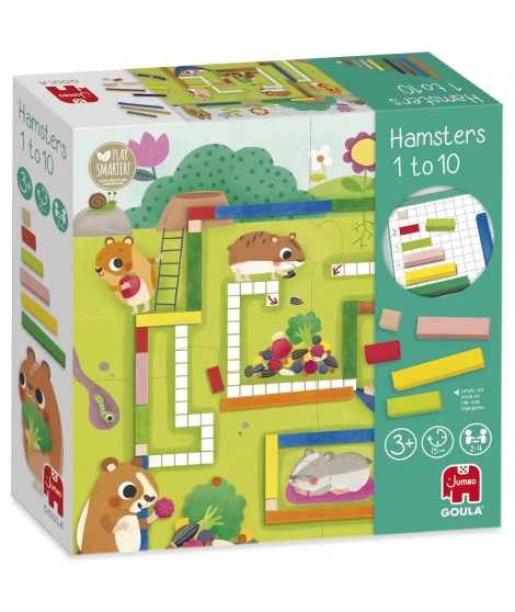 Jeu éducatif - GOULA - 1-10 Maths - Aide les hamsters a constituer leurs provisions pour l'hiver