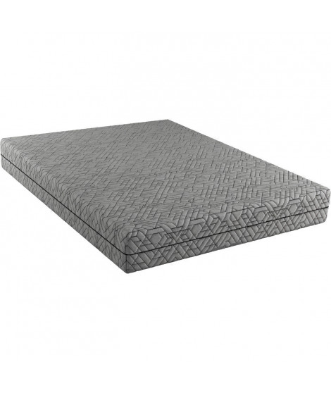 GEOFLEX - Matelas - 140 x 190 cm - Epaisseur 26 cm - Ressorts ensachés - Réversible tres ferme ou équilibré