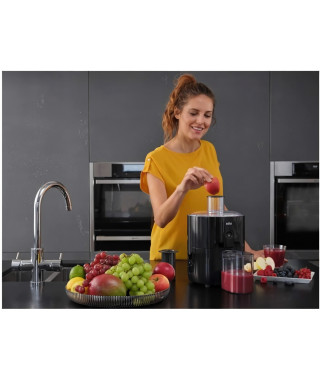 Centrifugeuse BRAUN SI3100BK - Technologie FastXtract et ColdXtract - Séparateur de mousse - Noir