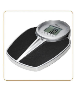 Pese-personne - LITTLE BALANCE - 8327 - PRO M 225 - Balance électronique - 225 kg / 1 kg - Noir / Argent
