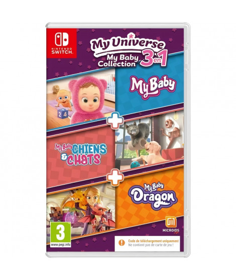 My Universe : My Baby Collection 3 en 1 - Jeu Nintendo Switch - Code in a Box