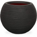 Capi Pot a fleurs Nature Rib rond 40 x 32 cm noir KBLR270 424217