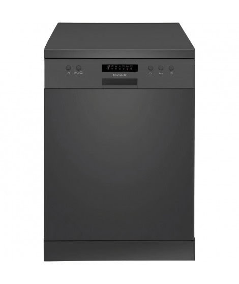 Lave-vaisselle pose libre BRANDT LVC337B - 13 couverts - L60cm - 47dB - Noir