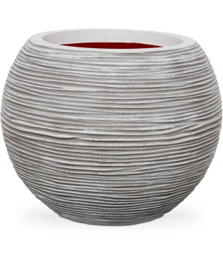 Capi Pot a fleurs Nature Rib rond 40 x 32 cm ivoire KOFI270 424219
