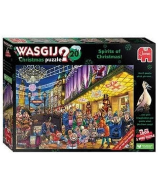 Puzzle - JUMBO - Wasgij Christmas 20 2x1000 pcs - Imaginez ce qui va arriver (1 puzzle gratuit)