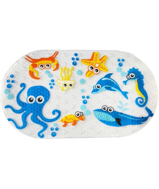Tapis de bain - THERMOBABY - Antidérapant - Motifs d'animaux marins