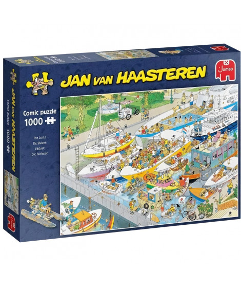 Puzzle - JUMBO - La galerie des curiosités 3000 pcs - Puzzles Jan Van Haasteren, qualité et style unique