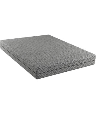GEOFLEX - Matelas - 160 x 200 cm - Epaisseur 26 cm - Ressorts ensachés - Réversible tres ferme ou équilibré