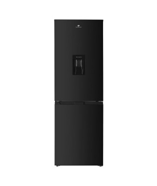 Réfrigérateur congélateur bas - CONTINENTAL EDISON - 325L - Total No Frost - distributeur d'eau- Noir - Classe D