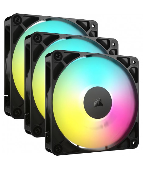 Pack de 3 ventilateurs PWM 120mm - CORSAIR - RS120