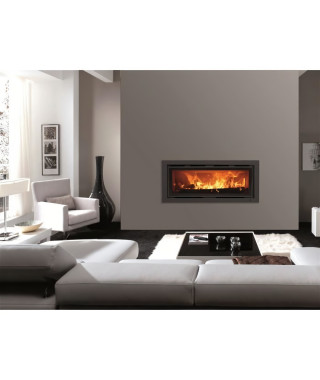 Poele a bois - PANADERO - Insert C-101-S Ecodesign - 8,9 kw - Bûches 80 cm