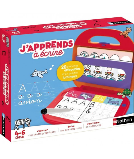 Jeu éducatif - NATHAN - J'apprends a écrire 2.0 - Gestes préparatoires et apprentissage des lettres