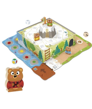 Jeu de Société - GOULA - L'Aventure des Oursons - Le premier a atteindre le sommet remporte la partie