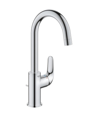 Mitigeur monocommande lavabo - GROHE Swift - 24330001 - Chromé - Taille L - Bec haut - Economie d'eau