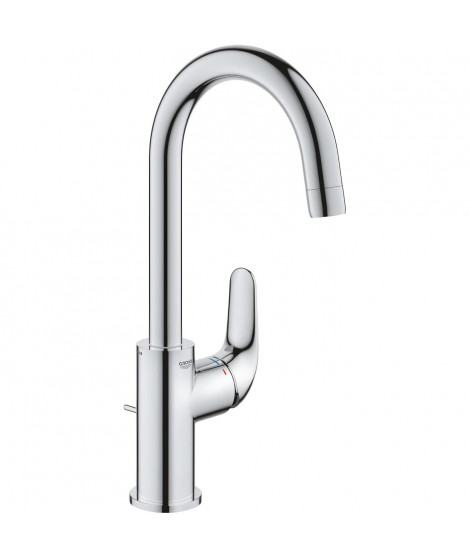 Mitigeur monocommande lavabo - GROHE Swift - 24330001 - Chromé - Taille L - Bec haut - Economie d'eau