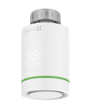 Thermostat - EZVIZ - T55 - Vannes thermostatiques connectées - Zigbee - Contrôle température - Verrouillage enfant