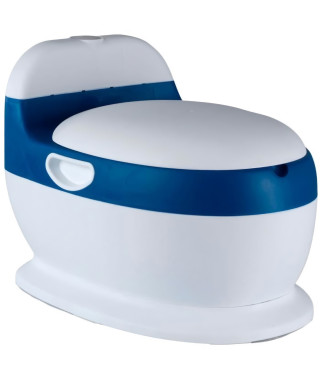 Mini toilette - THERMOBABY - Bleu - Confortable avec bruit de chasse d'eau
