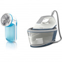 Centrale Vapeur + Rase Peluche  - PHILIPS BXA0019/00 - Compact - 6 bars - Effet Pressing 300g/min - Débit vapeur continu 110g…