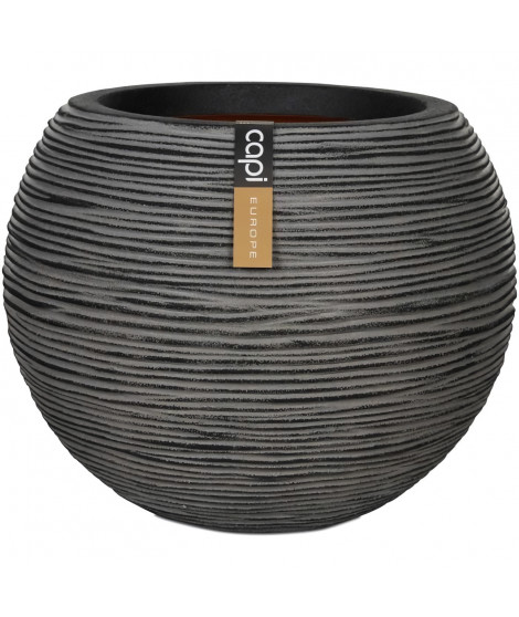 Vase boule - CAPI EUROPE - RIB NL - 40 x 32 cm - Anthracite